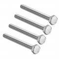 Uxcell M10x100mm Hex Bolts 304 Stainless Steel Hexagon Screw Bolt 4pcs