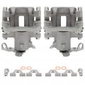 Silver Rear Left Right Brake Caliper Aintier 19b2571 19b2570 For Audi 2000-2006 Volkswagen 2000-2010
