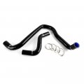 Silicone Radiator Hose Piping Kit Clamps Replacement For Honda Prelude Si S Vtec H22a H23a 1992 1993 1994 1995 1996 Black