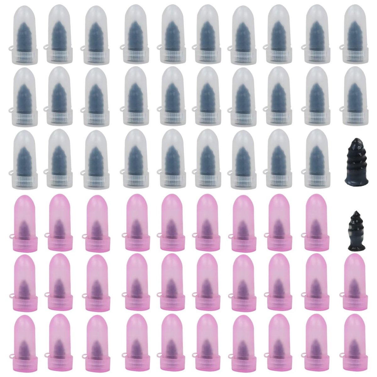 60pcs Vacuum Tire Repair Rubber Nail Spiral Screws Tubeless Tool For Cars Trucks Motorcycles Tractors Bicycles Electric