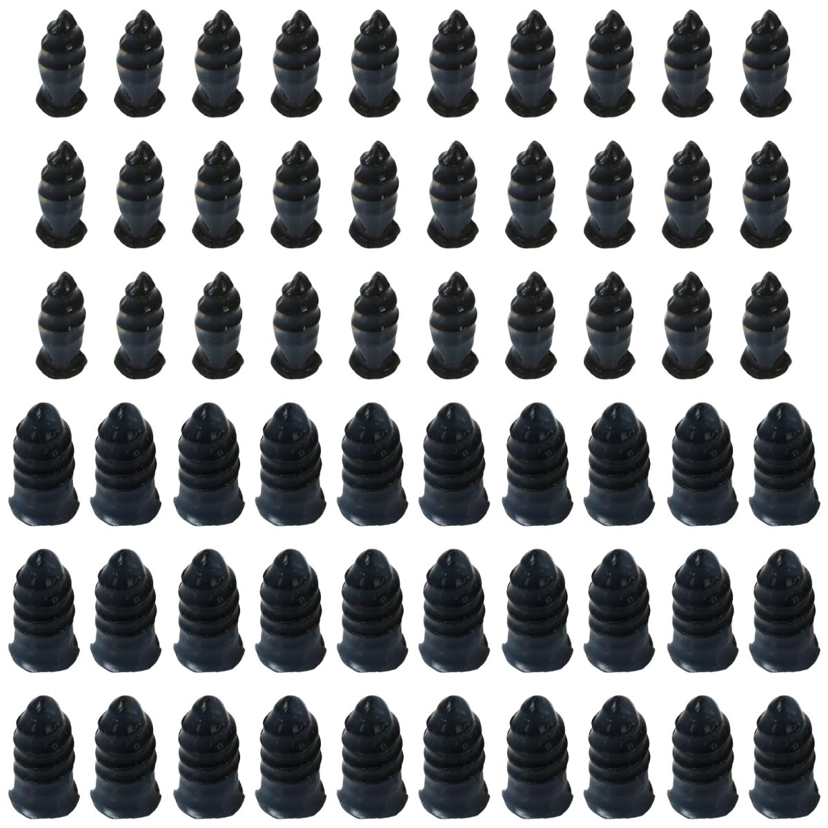 60pcs Vacuum Tire Repair Rubber Nail Spiral Screws Tubeless Tool For Cars Trucks Motorcycles Tractors Bicycles Electric