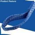Blue Car Tie Down Axle Straps Kit 4 Piece Loop Wheel Fastening Traction For Trailer Trucks And Utv 2 In Wide Reinforced