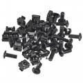 Uxcell M6 X 19mm Cage Nuts And Screws Carbon Steel For Rack Mount Server Shelve Cabinet Set Of 10
