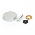 Uxcell Glass Furniture Mirror 22mm Dia Decorative Screw Cap Cover Nails Fittings 4pcs