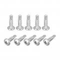 Uxcell 10 X 3 4 Self Drilling Screws 10pcs 304 Stainless Steel Phillips Pan Head Tapping For Wood Plastic