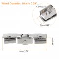 Uxcell Stainless Steel Sliding Patio Door Roller Assembly With Ball Wheel Bearings For Glass Pack Of 8