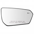 Trq Exterior Mirror Glass Heated Blind Spot Rh For Chevy Equinox Gmc Terrain 