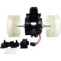 Blower Motor With Wheel For Bmw 650i 645ci 2004 2010 Replacement Bm3126109 And 64116933910 Front Position Black Standard Style 