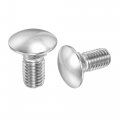 Uxcell 1 2-13x1 Carriage Bolt Round Head Square Neck 304 Stainless Steel 5pcs