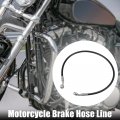 X Autohaux Brake Hose Motorcycle Hydraulic Line Oil Pipe Fitting For Atv Motocross Racing Bike 60cm Black 1 Set