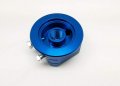 Autobahn88 Engine Oil Block Cooler Relocation Filter Adapter For 3 Hose Kit An10 Cnc-machined Blue