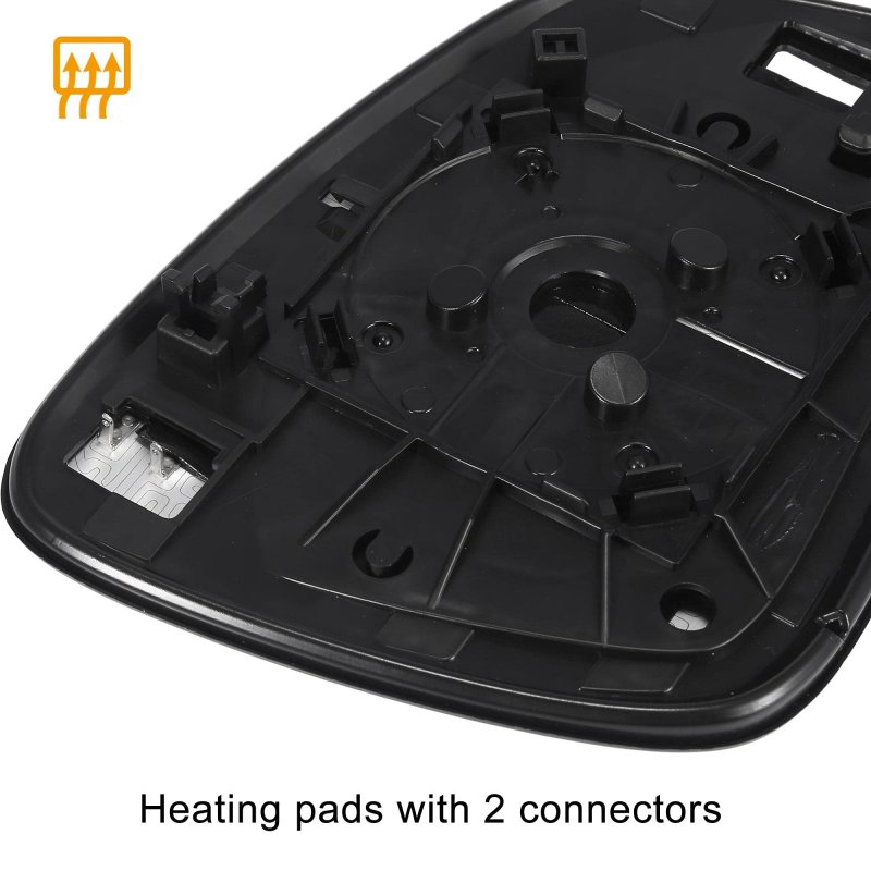 Car Rearview Left Side Heated Mirror Glass With Backing Plate 87961-42e90 For Toyota Rav4 2019-2022