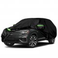 Waterproof Car Covers Replace For 2017-2023 Vw Atlas 6 Layers All Weather Custom-fit Cover With Zipper Door Windproof Bands 