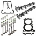 Caltric Intake Exhaust Camshaft Cylinder Head Valve Kit Compatible With Polaris Rzr Xp 4 900 2012
