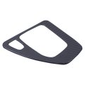 Gear Box Shift Control Panel Frame Cover With Carbon Fiber Knob Head Trim Cap Sticker