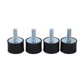 M8 Rubber Mounts Shock Absorber Anti Vibration Silentblock Car Boat Bobbins Pack Of 4 