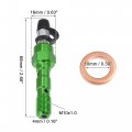 X Autohaux 1 Set Motorcycle Brake Master Cylinder Caliper M10x1 0 Bleeder Screw Bolt Washers Kit Nipples Dust Cap Green