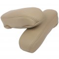 Aintier Leather Seat Armrest Cover Replacement Ford For Excursion 2000-2005 Beige Automotive Covers One Pair