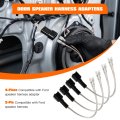 2 Pair Aftermarket Speaker Harness For Cadillac 2013 2020 Xts Plug And Play Copper Wire Cable Assembly Front Rear Doors