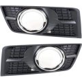 Fog Light Cover Pair For Cadillac Srx 2010 2016 Driver And Passenger Side Black Chrome Dot Sae Compliant Gm1038125 Gm1039125 