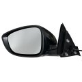 Driver Side Mirror For 2018 2022 Honda Accord Lx Sport Power Adjustment Non Heated Glass Material Black Cover 3 Pins Left 