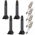 4 Ignition Coils With Iridium Spark Plugs Fits Ic637 Uf557 C1587 For Dodge Jeep Caliber Patriot Compass 1 8l 2 0l 4l 