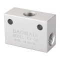 Baomain Aluminium Alloy One Way Quick Exhaust Air Shuttle Valve 1 4 Pt Kv-08