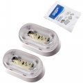 Hqrp 2-pack Rv Led Porch 12v Lumen Exterior Outdoor Utility Lights Replacement Trailer Camper Motorhome Lighting Fixtures