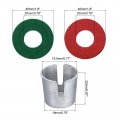 Uxcell Battery Post Shims 0 87 X 75 Terminal Adapters Lead Shim Caps 10pcs With 12pcs Red And Green Washers For Car Ends Repair