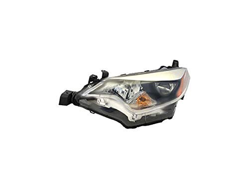 Left Driver Side Headlight Assembly For 2014-2016 Toyota Corolla