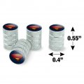The Flash Supergirl Logo Valve Stem Caps For Tire Rim Wheel Aluminum