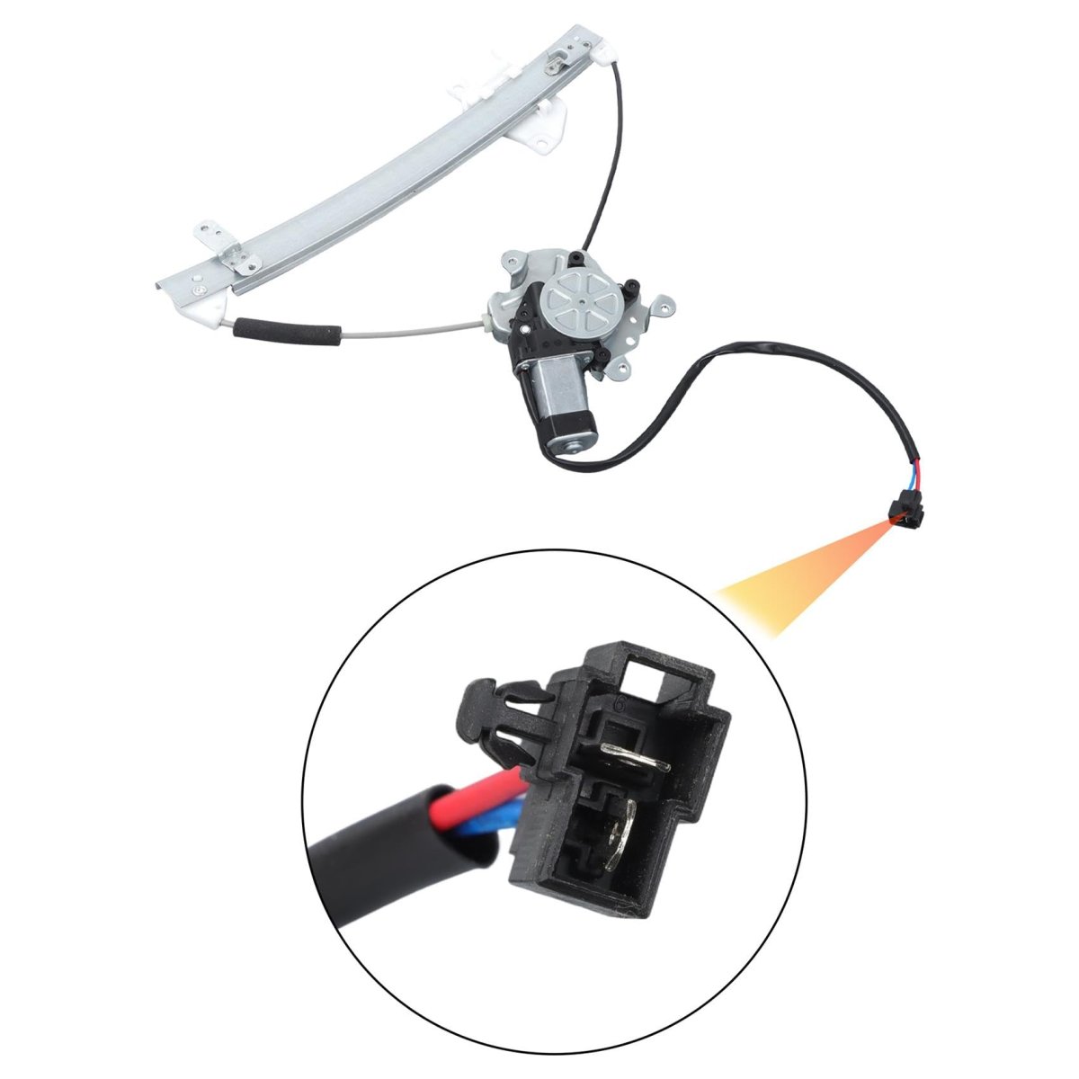 Power Electric Window Regulator With Motor Rear Right Side For Mitsubishi Mirage 1997 2001 Part Number 741 933