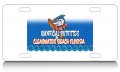 Unofficial Outfitter Clearwater Beach Florida Aluminum License Plate For Auto Suv And Truck 12 In X 6 Heavy Duty Metal Tag 