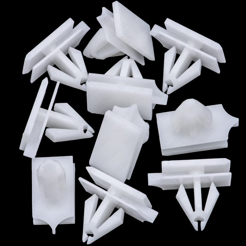 10pcs Rocker Moulding Clip Retainer For Gm 10323057 Fits Cadillac Cts Chevrolet Impala Pontiac Grand Prix Buick Allure Lacrosse