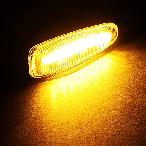 Eparts Full Led Fender Side Marker Light Turn Signal Lamp Assembly Replacement For Mitsubishi Lancer Evolution X Outlander
