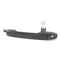 Ho1915100 Factory Style Rear Exterior Car Tailgate Handle With Keyhole For Honda Cr-v 2002-2006 Smooth Black 