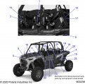 Polaris Rzr Decal-door Rr Btm Rh Kag Kbg Genuine Oem Part Qty 1