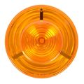 74882 4 In Prime Amber Led Sealed Park Turn Light Waterproof 12v Round Lamp For Trucks Trailers Rvs And Buses Includes Adapter 