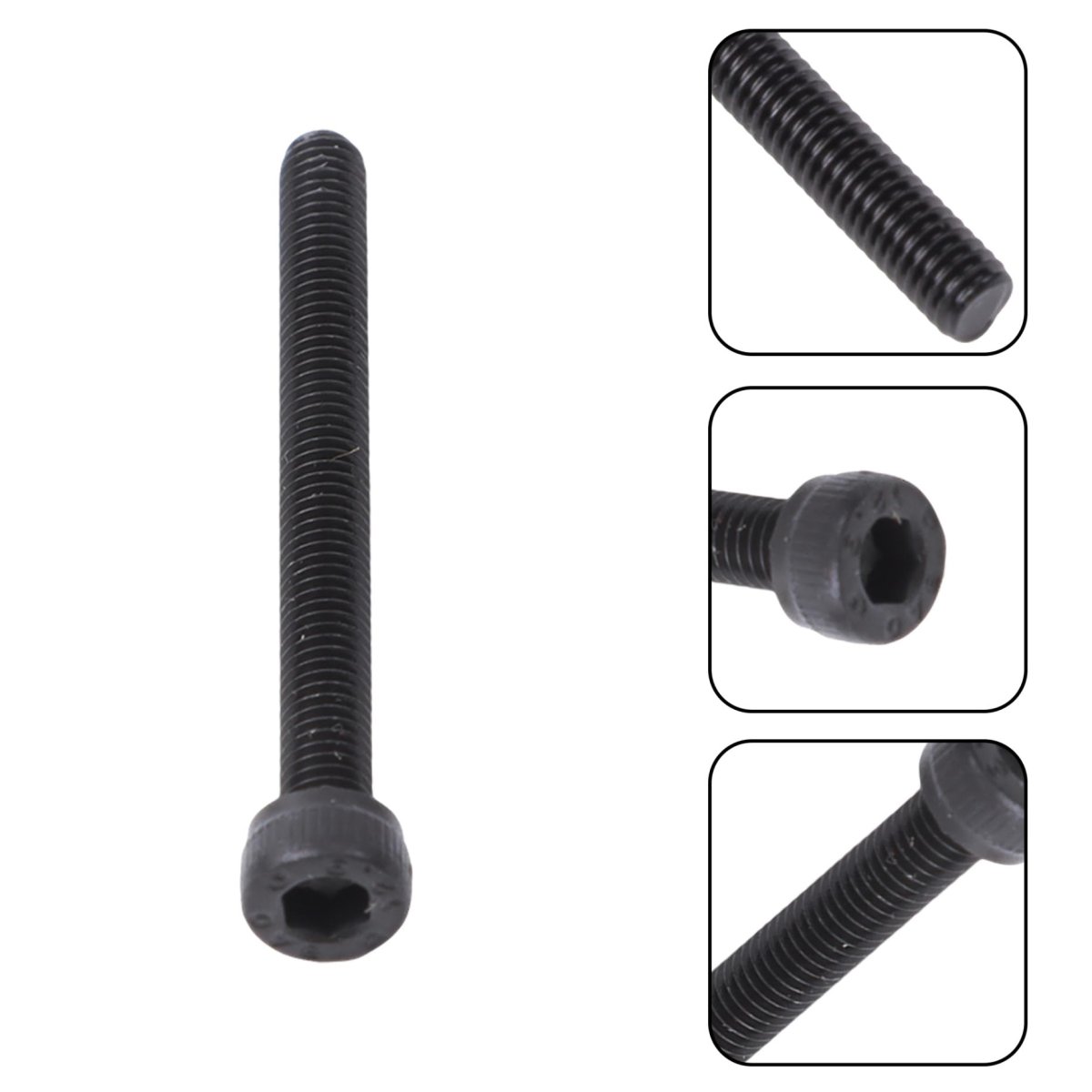 1260 Piece Hexagon Screw Nut And Washer Set M2 M3 M4 Stainless Steel Bolts With Black Oxide Finish Metric Fastener Assortment