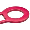 Auto Dynasty 2 25 Inches Anodized Brushed Billet Style Aluminum Rear Racing Tow Hook Red