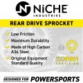 Niche 420 Pitch 46 Tooth Rear Drive Sprocket For Honda 1985-2004 Xr80r 2004-2013 Crf80f 41201-gn1-000