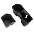 Cup Holder Inserts For Toyota Grand Highlander 2024 2025 2026 Front Center Console Tpe Accessories 2 Piece Pack Washable And 