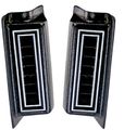 Old Air Products 32-14x Rectangular Kick Panel Vent Louver Pair For 2-1 2 Duct Hose 