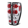 2004-2012 Chevy Colorado Gmc Canyon Chrome Bezel Euro Style Altezza Tail Light Housing Lamp Assembly Replacement Driver And 