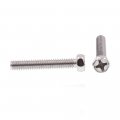 Prime-line Machine Screw Phillips Indented Hex Head 1 4 In-20 X 1-1 2 In Grade 18-8 Stainless Steel Pack Of 25
