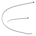 Rack And Pinion Bellows Set For 1990 1991 Mazda Rx-7 Nitrile Butadiene Rubber Black 0 4 In End 1 Inside Diameter