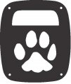 Jeeptails Dog Paw Tail Lamp Light Covers Compatible Jeep Wrangler Yj And Tj Black Set Of 2 