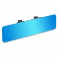 Anti Glare Wide Angle Car Rearview Mirror 12 In Frameless Panoramic Interior For Cars Suvs Vans Trucks Blue Flat Glass To 
