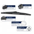 X Autohaux Rear Windshield Wiper Blade Replacement For Jeep Wrangler Jk 2007 2008 2009 2010 2011 2012 2013 2014 2015 2016 2017