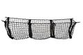 Zento Deals Black Mesh Three Pocket Trunk Cargo Organizer Storage Net
